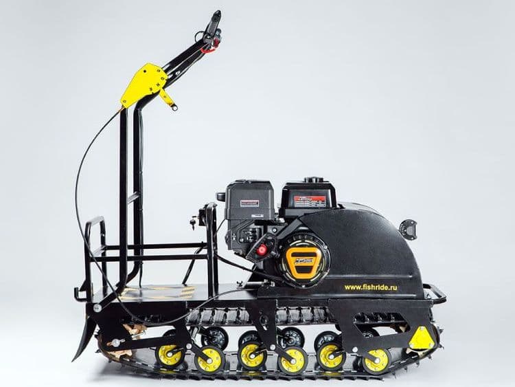 Мотобуксировщик FISHRIDE Pro R15 с реверс-редуктором 15 л.с. Loncin ручн/зап — фото 3