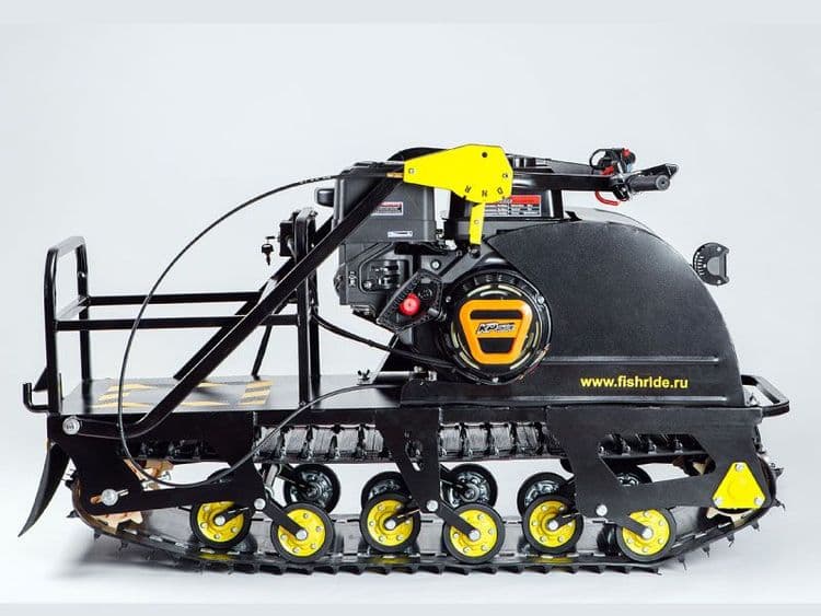 Мотобуксировщик FISHRIDE Pro R15 с реверс-редуктором 15 л.с. Loncin ручн/зап